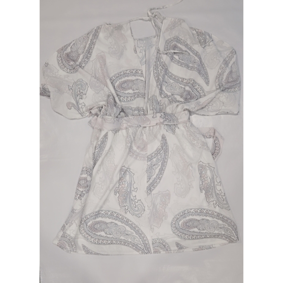 Paisley Print Tie-Waist Dress - Picture 6 of 9